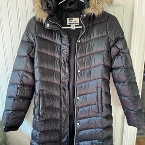 Lands End girls long puffer size m (10-12)